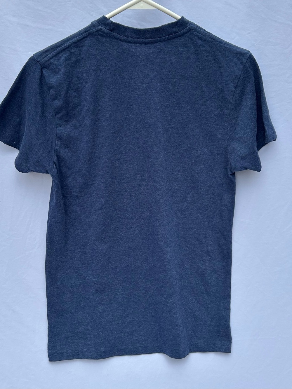 NIRVANA Navy Blue Tee with Yellow Logo 0112 - Picture 4 of 5